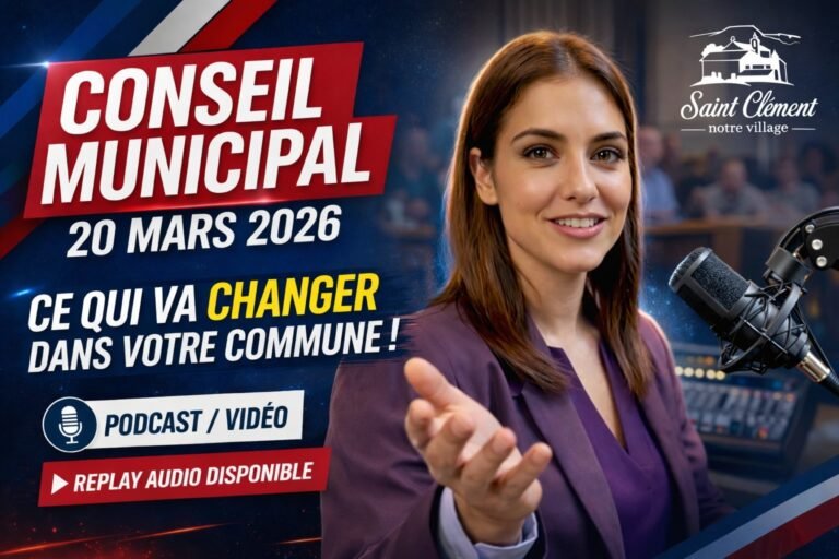 Conseil municipal du 20 mars 2026