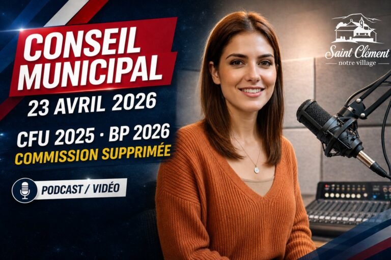 Conseil municipal du 23 avril 2026
